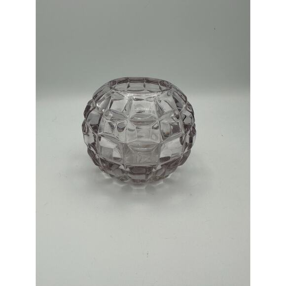 EAPG Duncan & Miller Crystal Glass MidCentury Modern BLOCK ROSE BOWL 1889-1904 - Picture 1 of 11